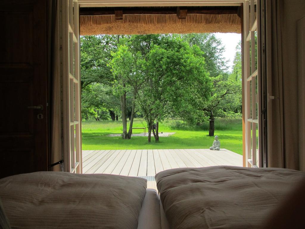 Exklusives Holzhaus Villa Burg  Oda fotoğraf
